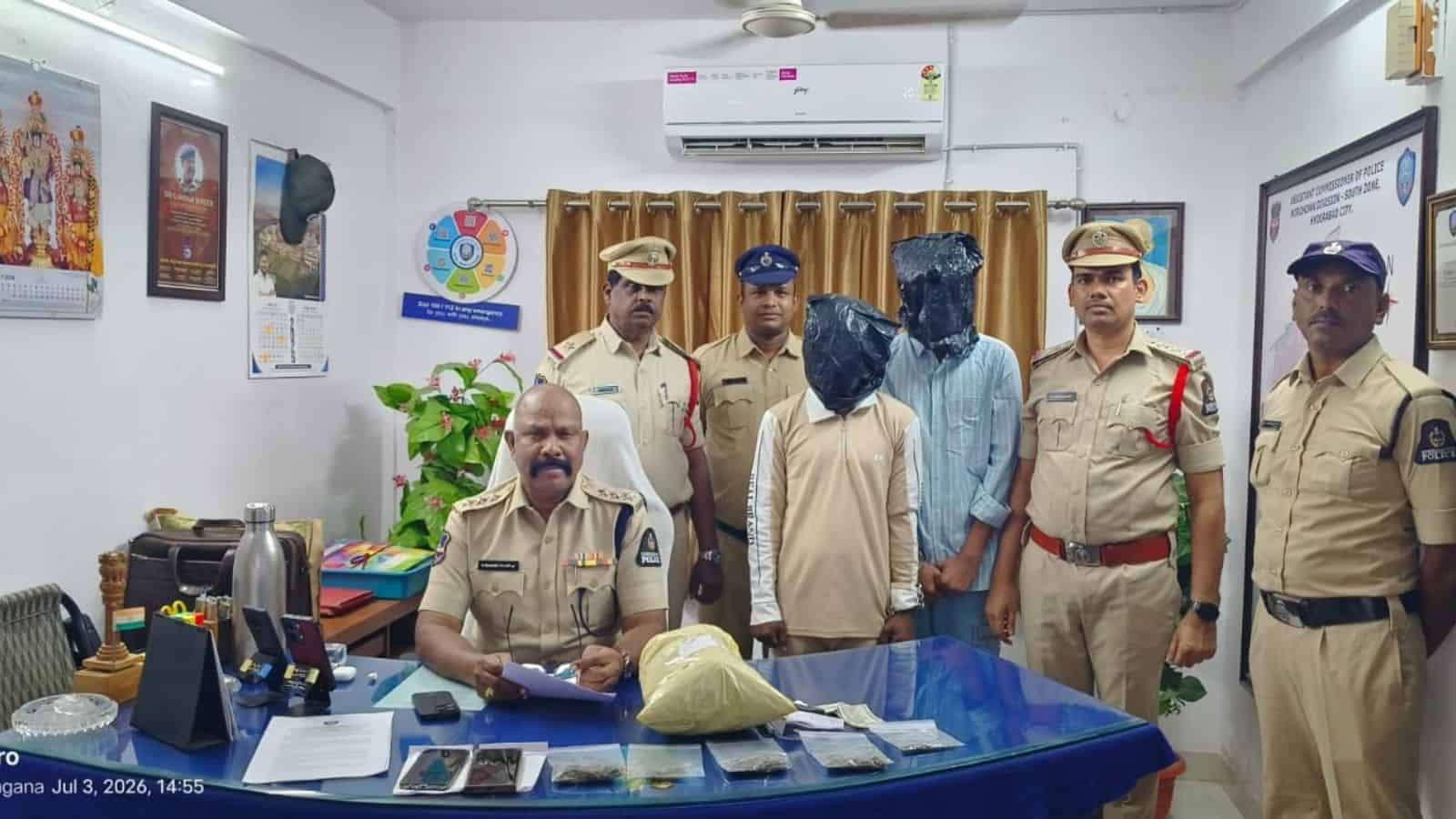 టాలబ్కట్టా వద్ద గాంజా స్వాధీనం, ఇద్దరు అరెస్ట్
