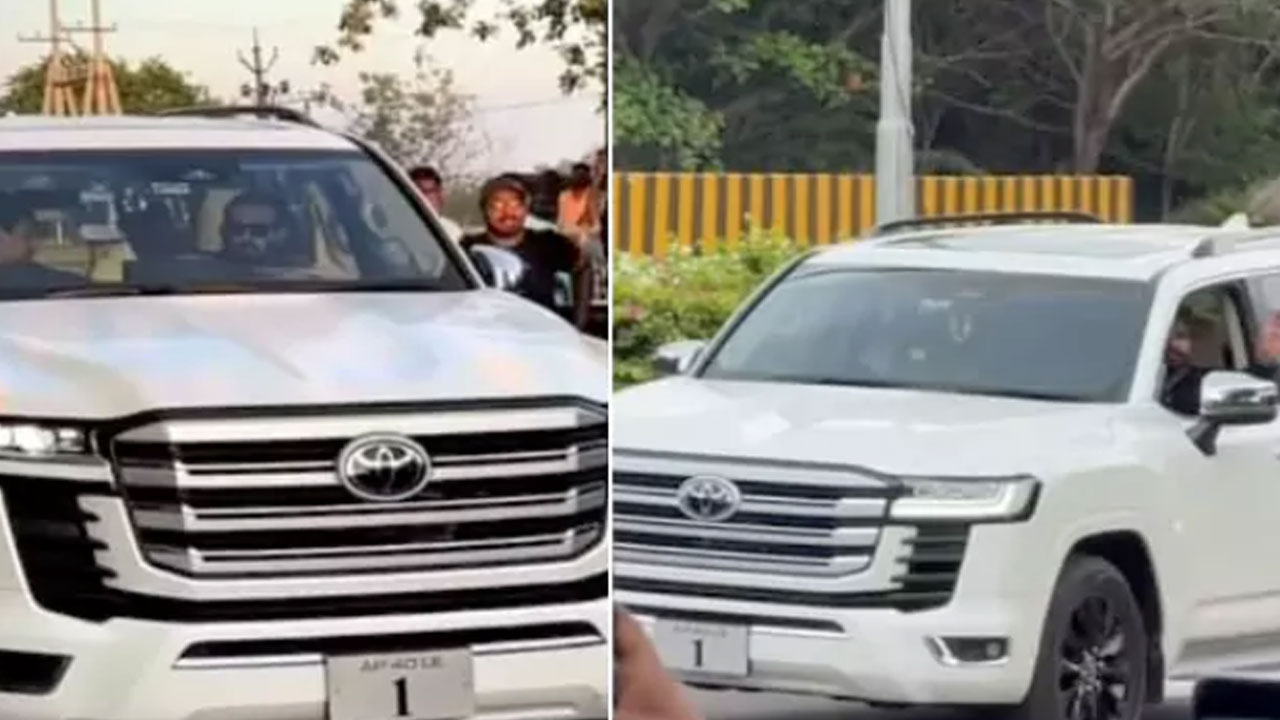 అల్లు అర్జున్, రామ్ చరణ్ ప్రయాణించిన ‘AP 40 LE 1’ కారు ఎవరిది.. ఇప్పుడు దీనిపైనే చర్చ..!