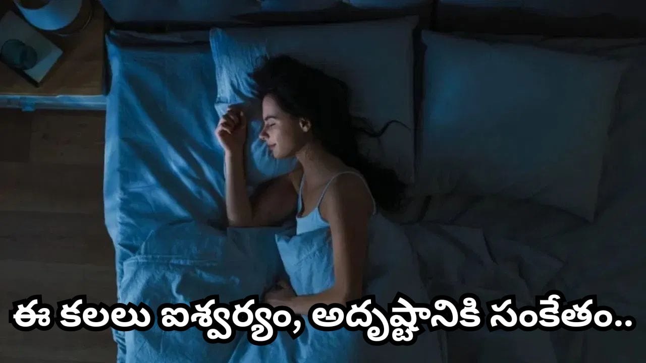 కలలో ఈ దృశ్యాలు కనిపిస్తే అదృష్టం వరిస్తుందా?
