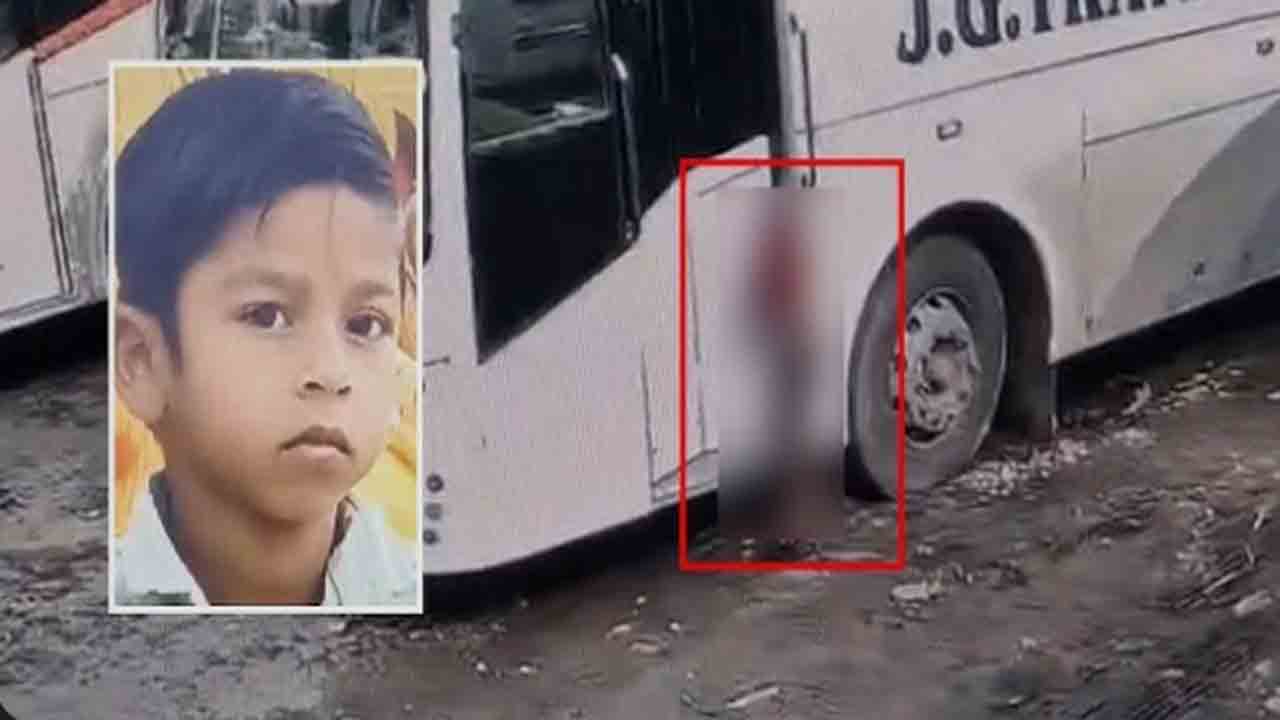 వడోదరలో విషాదం: బస్సు డోర్లో తల ఇరుక్కుని ఏడేళ్ల బాలుడు మృతి